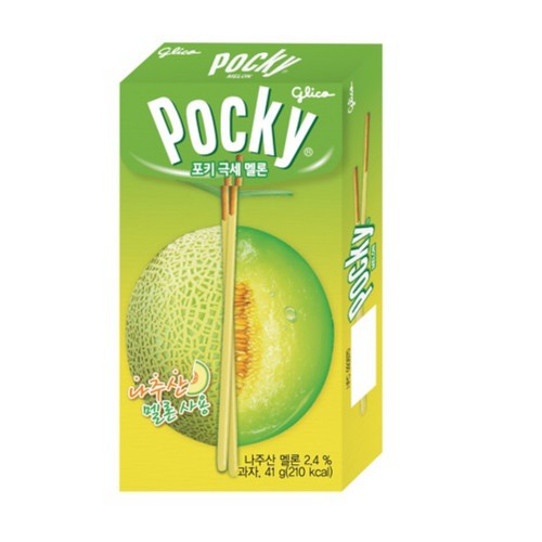 韓国で「ポッキー極細メロン」登場　羅州メロン使用の新フレーバー