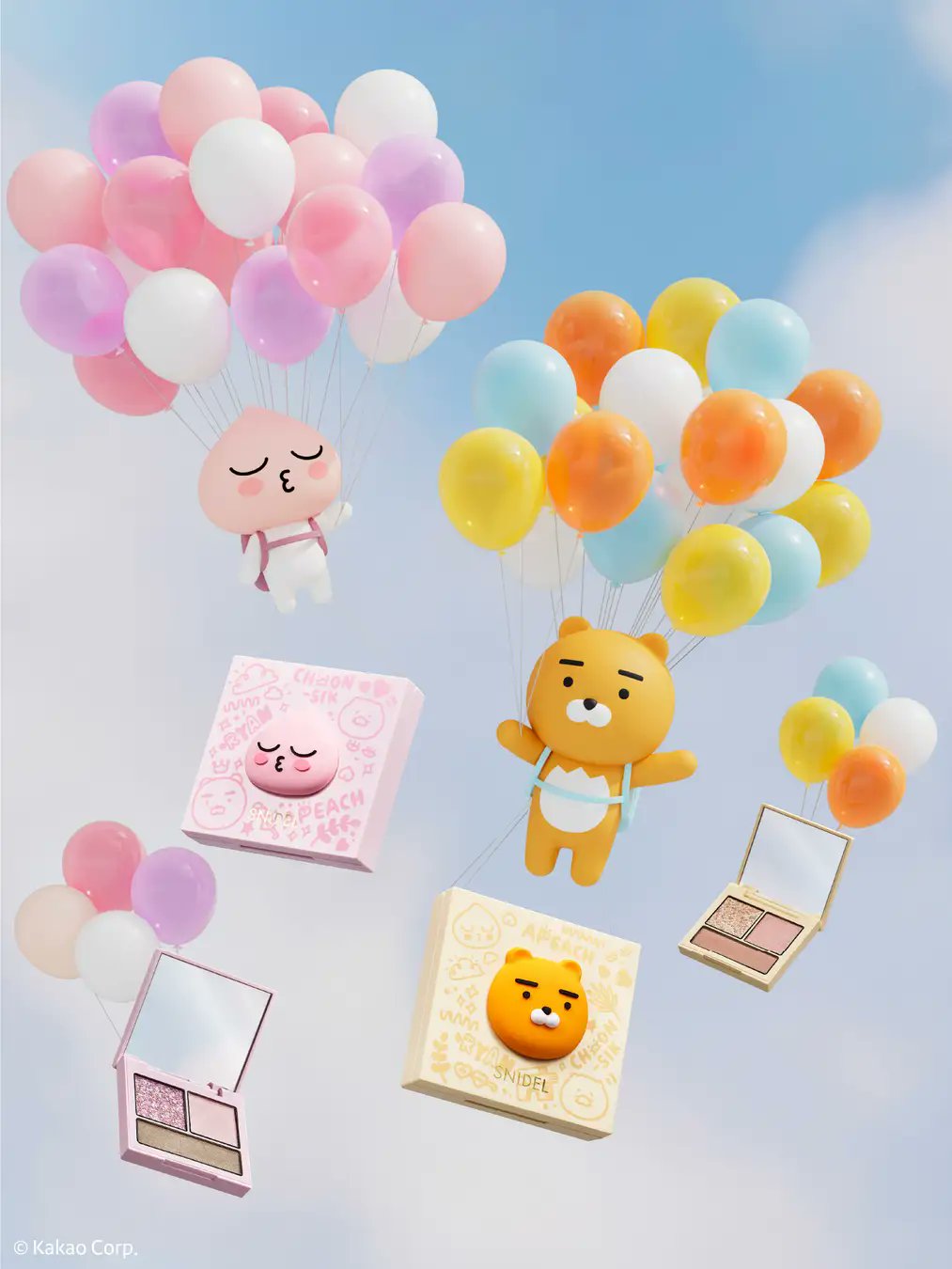 SNIDEL BEAUTY×KAKAO FRIENDSコラボ　限定コスメが4月10日発売