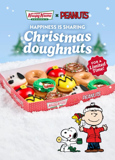 クリスピークリーム×スヌーピー、韓国で限定コラボドーナツ発売