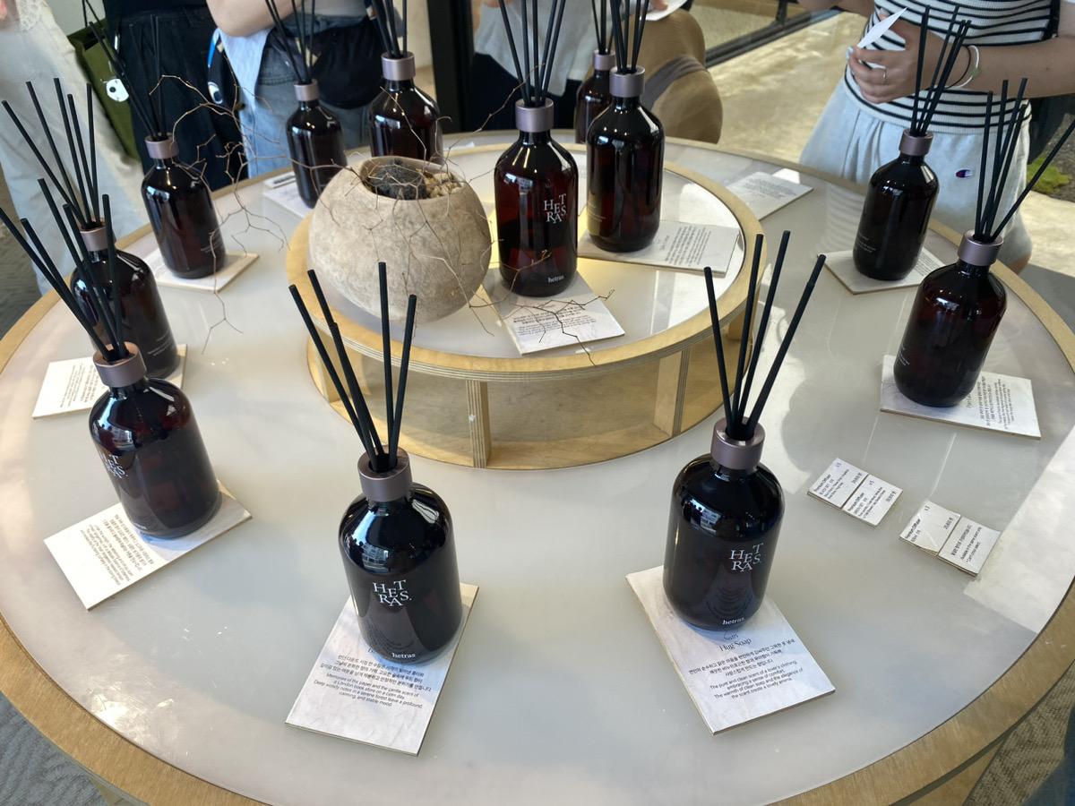 韓国で香り探しするならここ HETRASは全部試せるのが最高