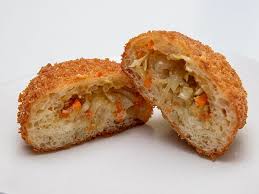 望遠市場名物、望遠コロッケ食べてみた