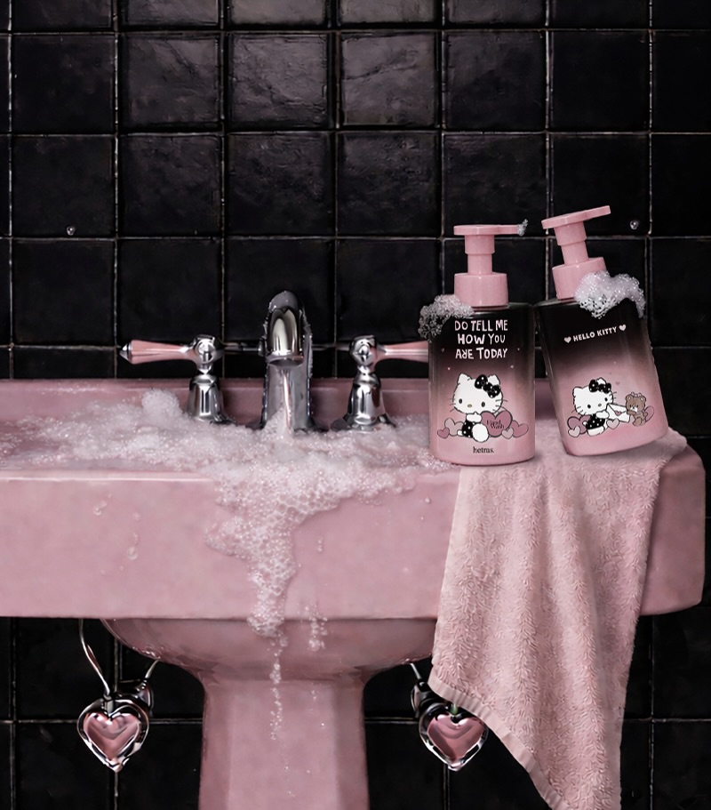 hetras×ハローキティ数量限定　大人可愛いスペシャルエディション登場