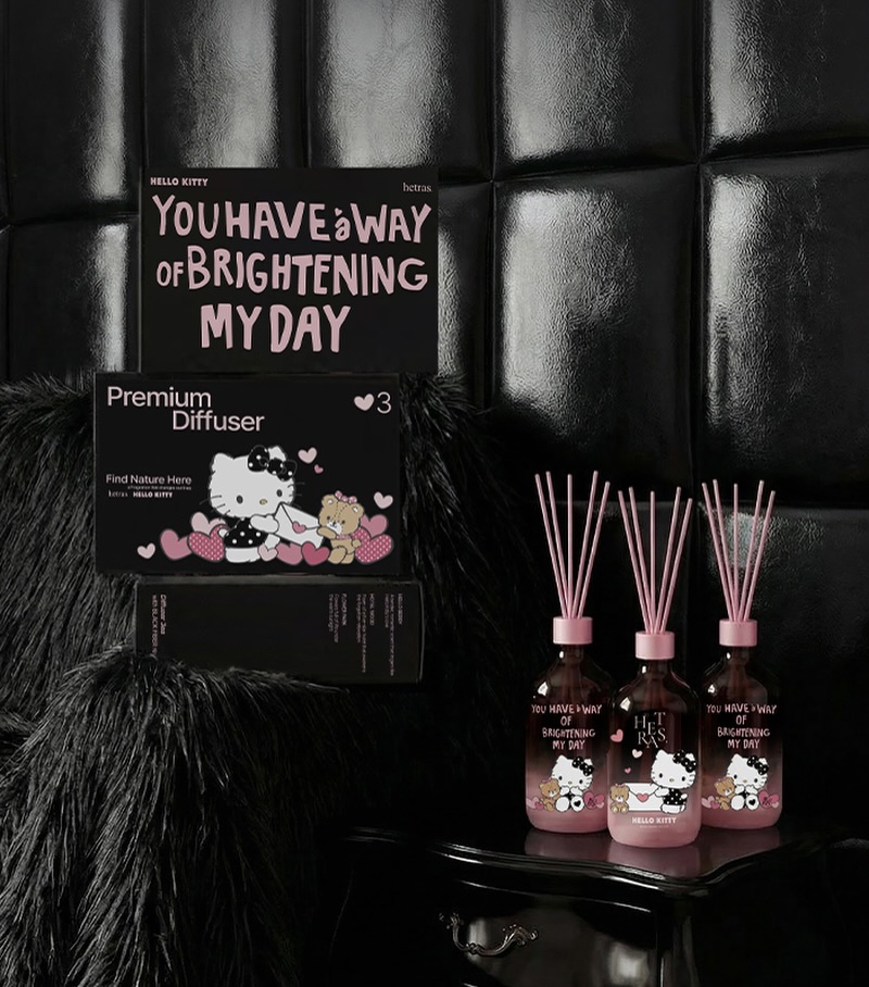 hetras×ハローキティ数量限定　大人可愛いスペシャルエディション登場