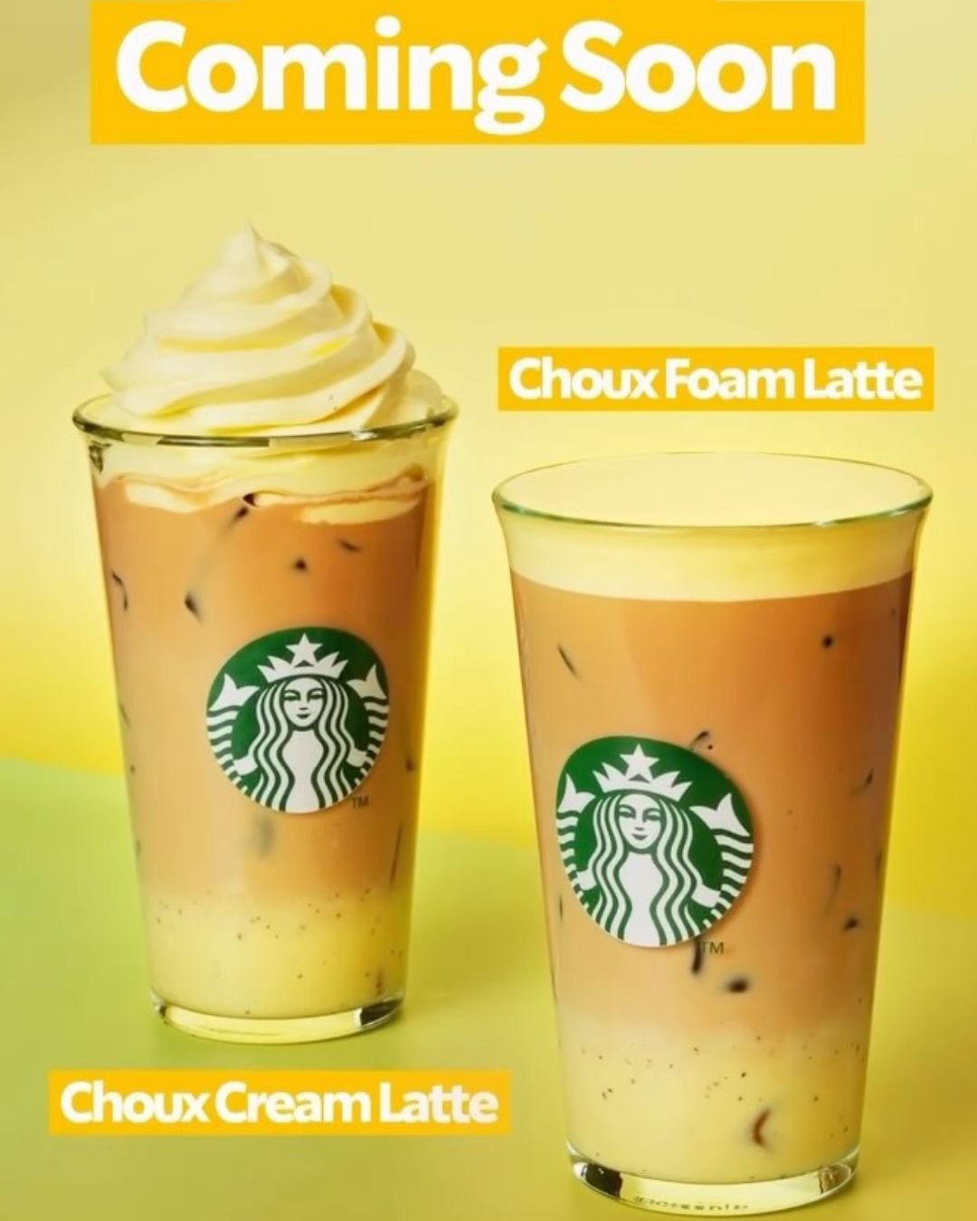 韓国スタバ10周年 シュークリームラテがオリジナル復活