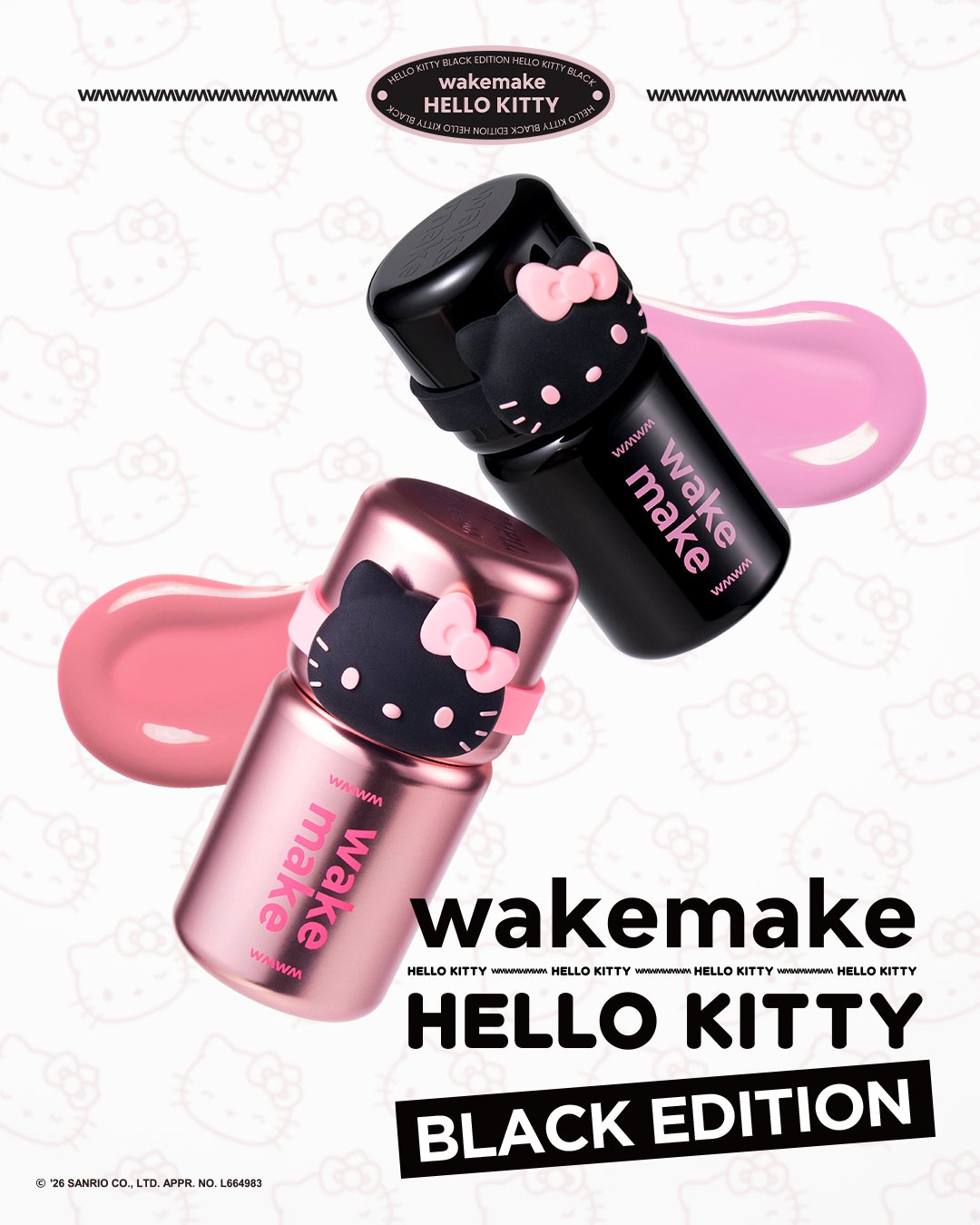 選べない可愛さ　wakemakeハローキティブラックエディションが登場