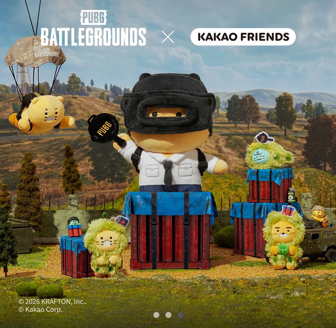 可愛さ全振りの異世界観　カカオ×PUBGコラボ登場