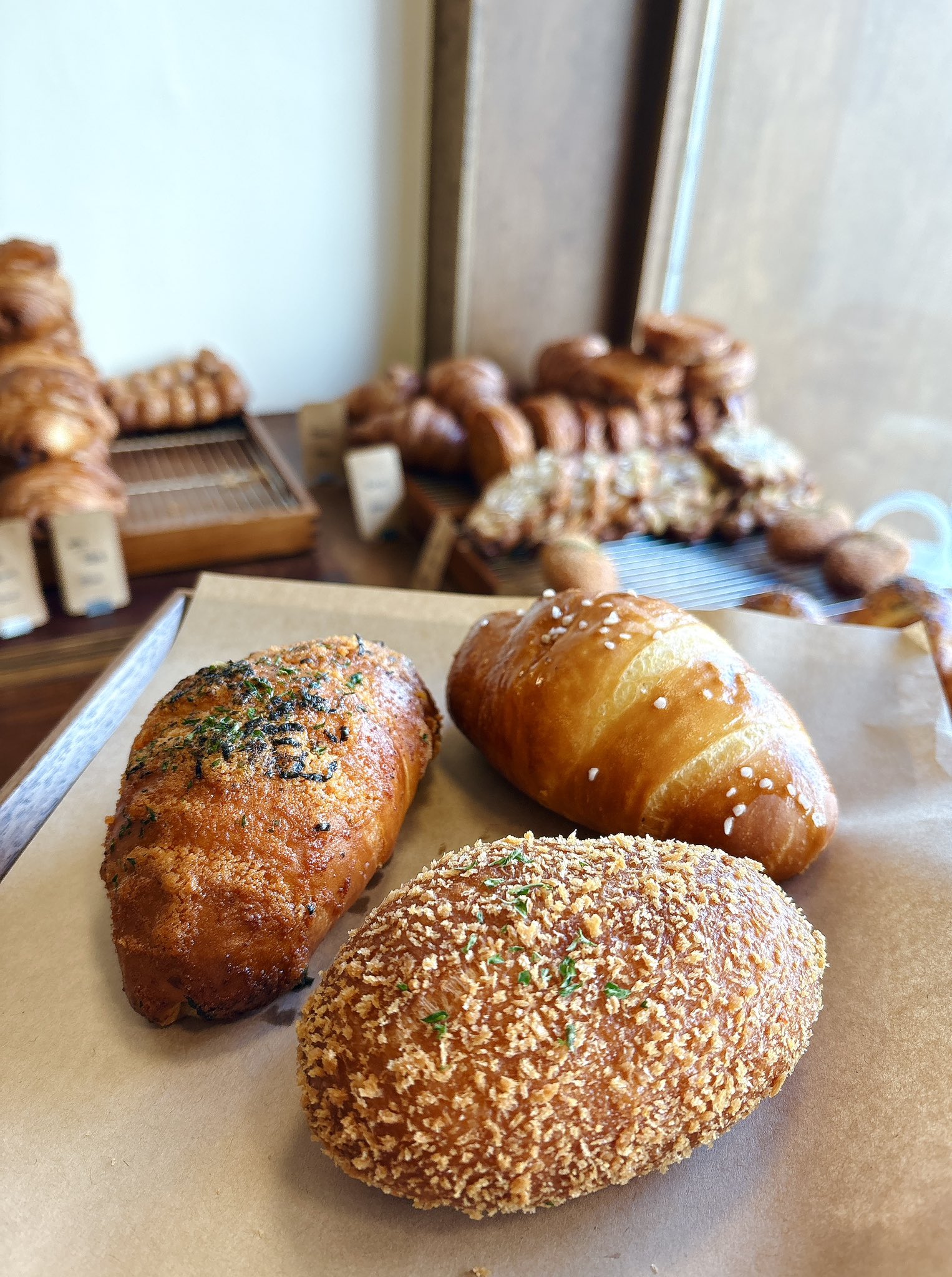 望遠市場で行列。可愛すぎる塩パン専門店