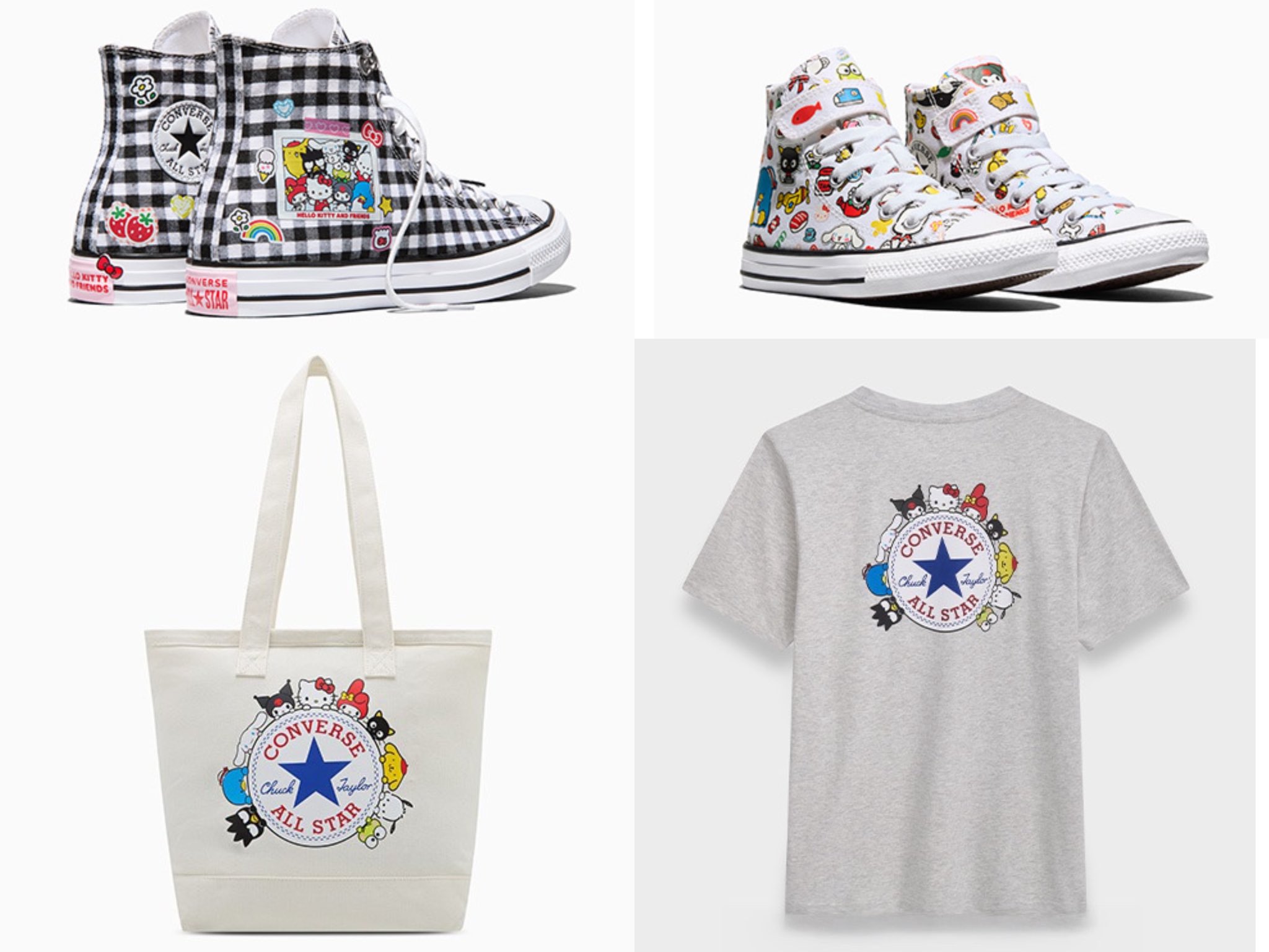 キティがスワロフスキーでキラキラ　コンバース韓国コラボが3月6日発売