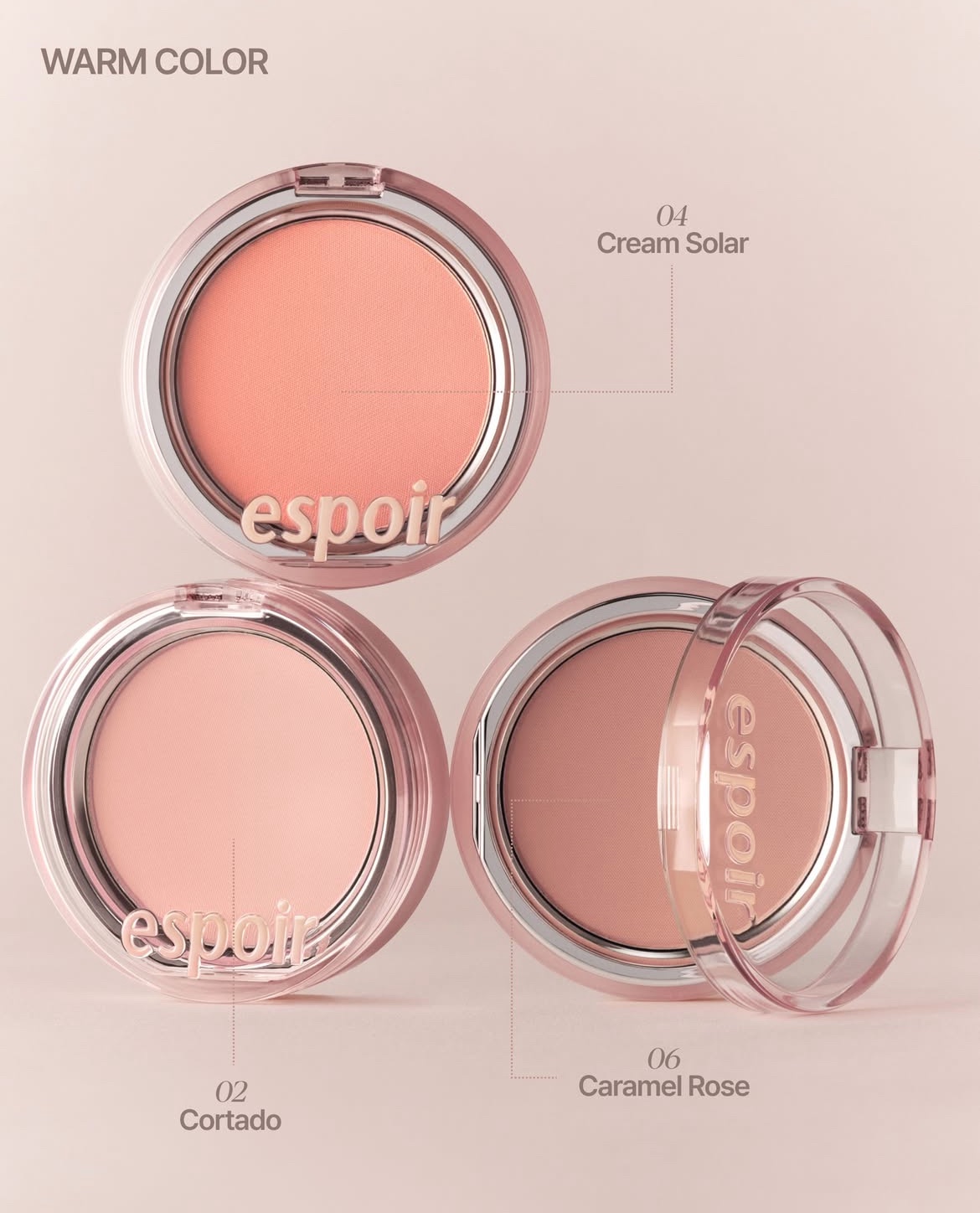 肌なじみ重視　espoir新作チークのカラー展開が強すぎる