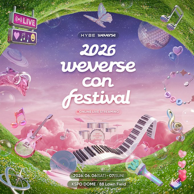 2026 Weverse Con FestivalがKSPO DOMEで開催決定