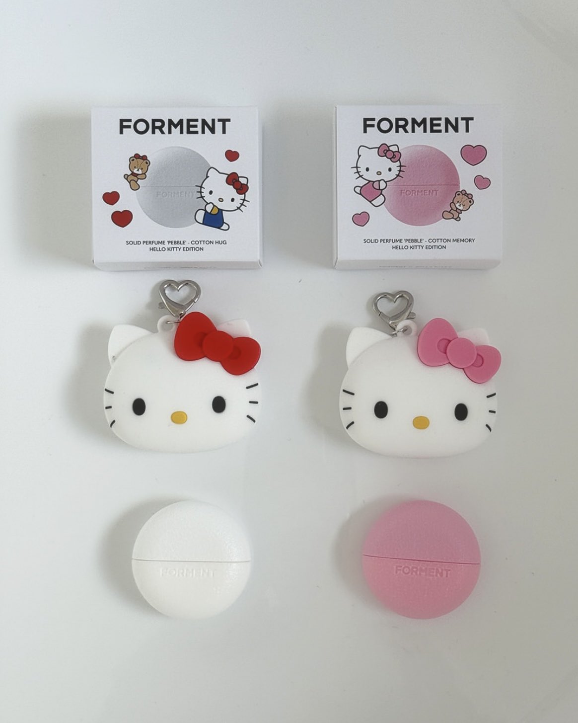 FORMENT×ハローキティ第2弾！練り香水キーリングが登場 | 韓国トレンド