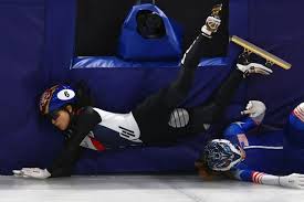 転倒に巻き込まれ韓国敗退　米選手SNSに誹謗中傷