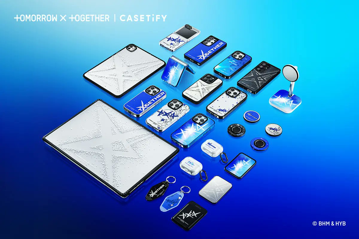 CASETiFY×TXT新作、星モチーフのコラボケース登場